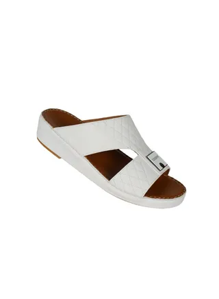 008-3379 Barjeel Uno Men Arabic Sandals VTS 11 White 