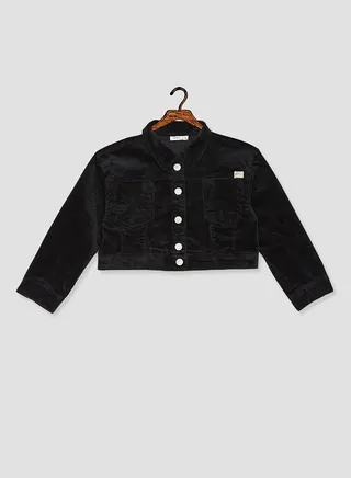 Kids Corduroy Jacket Black 