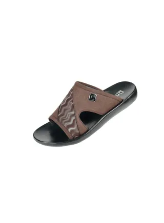 008-3560 Barjeel Mens Arabic Sandals 63122 Brown 