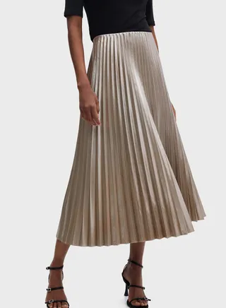 Plisse High Waist Skirt 