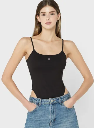 High Leg Strappy Body