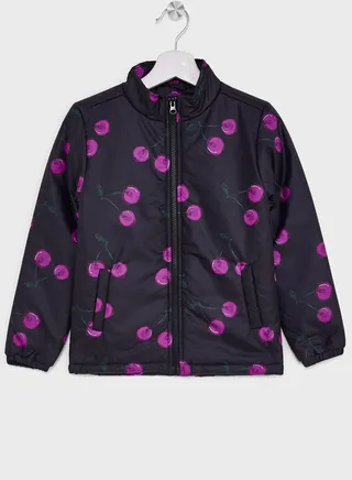 Kids Cherry Print Jacket 