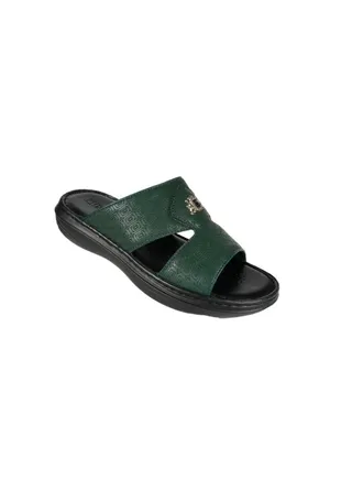 008-3466 Barjeel Mens Arabic Sandals 21410-12 Green 