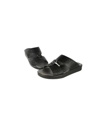 Barjeel Uno Mens Elegant Arabic Sandals Black 40 