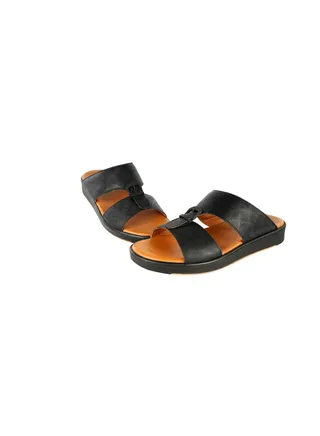 Barjeel Uno Mens Elegant Arabic Sandals Black 40 