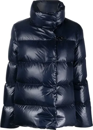 High-Neck Padded Down Jacket
