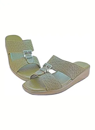 Elegant Arabic Sandals Green 