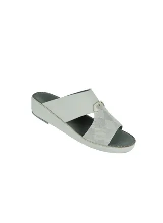 Barjeel Uno Mens Arabic Sandals BSP1-56 Light Grey 