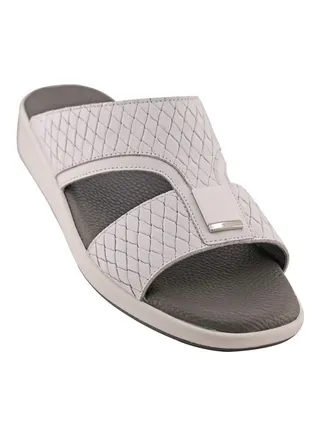 Comfortable Buckle Style Arabic Sandals White 