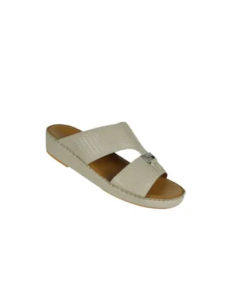 Barjeel Uno Mens Arabic Sandals BSP1-54 Beige 