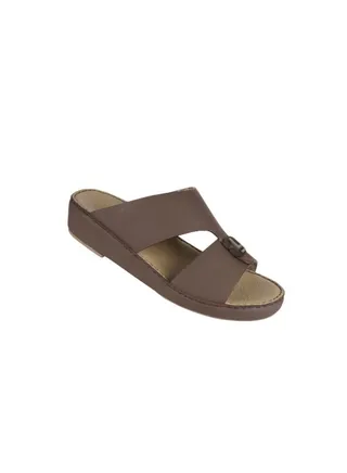 Barjeel Uno Mens Arabic Sandals BSP1-55 Brown 