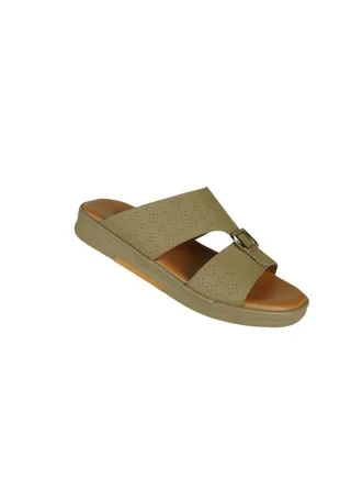 Barjeel Uno Mens Elegant Sandals MSA-119 Beige 