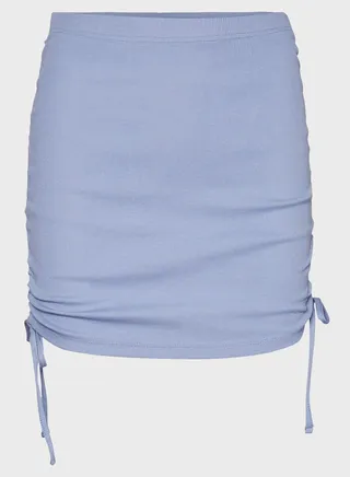 Side Tie Bodycon Skirt 