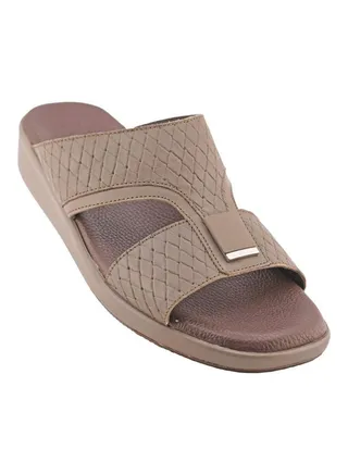 Comfortable Buckle Style Arabic Sandals Beige 