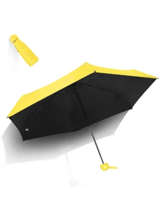 Flamingo Vinyl Umbrella yellow 
