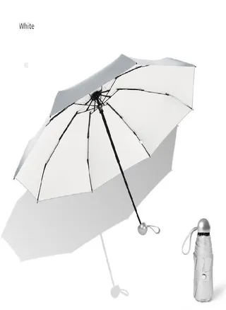 8 Ribs Pocket Mini Umbrella Anti UV Paraguas Sun Rain Windproof Light Folding Portable Umbrellas 