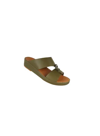 Barjeel Mens Arabic Sandals Olive 