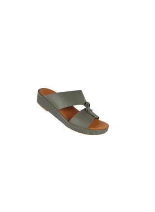 Barjeel Mens Arabic Sandals Grey 