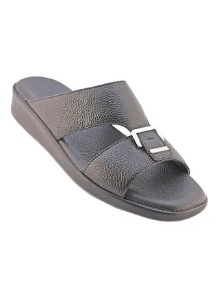 Comfortable Buckle Style Arabic Sandals Black 