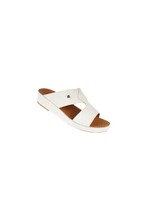 Barjeel Mens Arabic Sandals White 