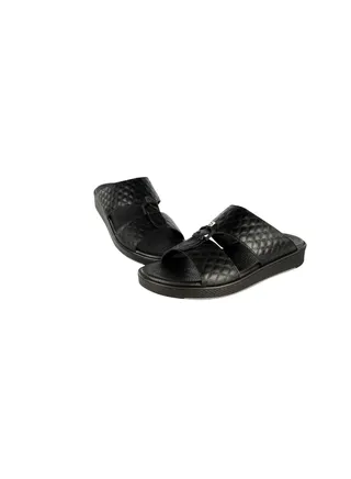 Barjeel Uno Mens Elegant Arabic Sandals Black 40 