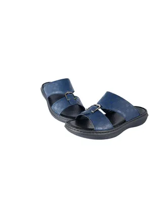 Barjeel Uno Mens Elegant Arabic Sandals Navy 