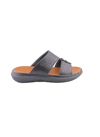 Casual Comfortable Arabic Sandals Dark Grey 