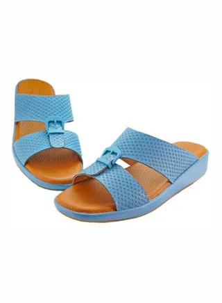 Elegant Arabic Sandals Sky Blue 
