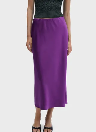 High Waist Midi Skirt 
