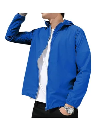 UV Sunshine Waterproof Coat Blue 