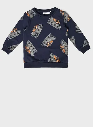 Kids All Over Print Long Sleeve Sweatshirt 