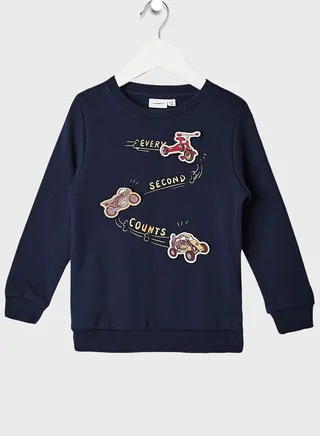 Infant Front Applique Sweatshirt 