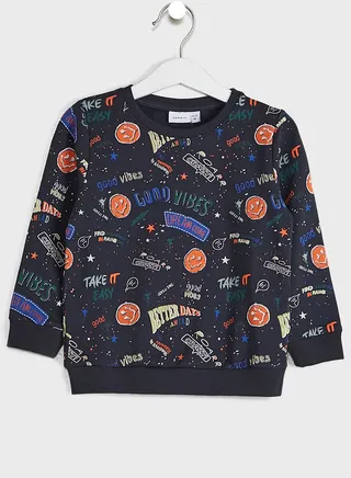 Kids Slogan Sweatshirt 