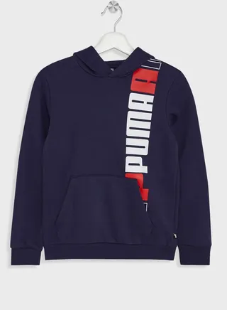 Kids Essential Logo Lab Hoodie Fl 