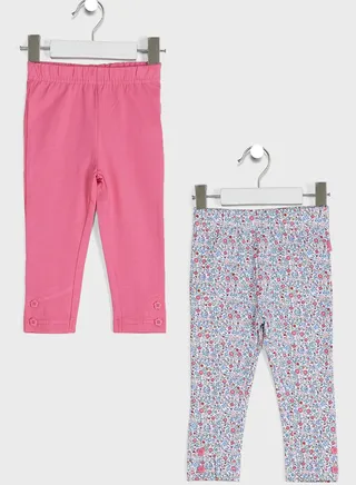 Kids 2 Pack Assorted Leggings 