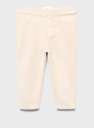 Kids Corduroy Straight Fit Trousers 