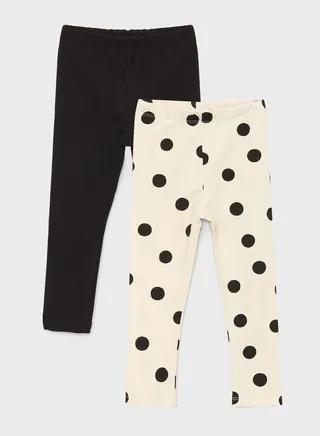 Infant 2 Pack Printed Leggings 