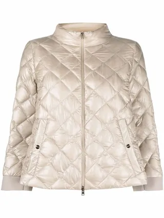 Diamond Quilt Down Jacket