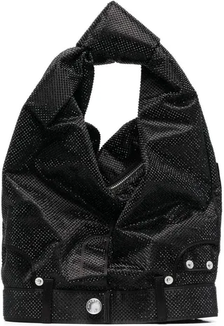 Crystal-Embellished Tote Bag