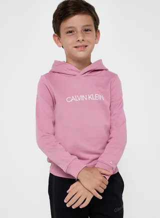 Kids Institutional Logo Hoodie 