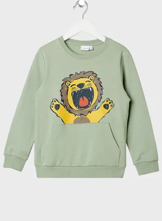 Kids Graphic Print Sweatshirt 