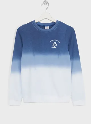 Boys Gradient Printed Sweatshirt 