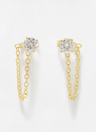 Chain Link Dangle Earrings 