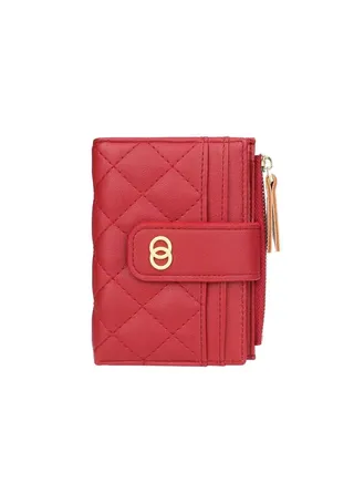 Leather Wallet Red 