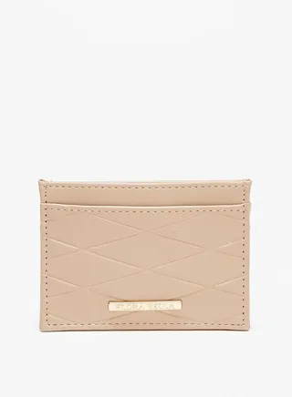 Women Quilted Card Holder