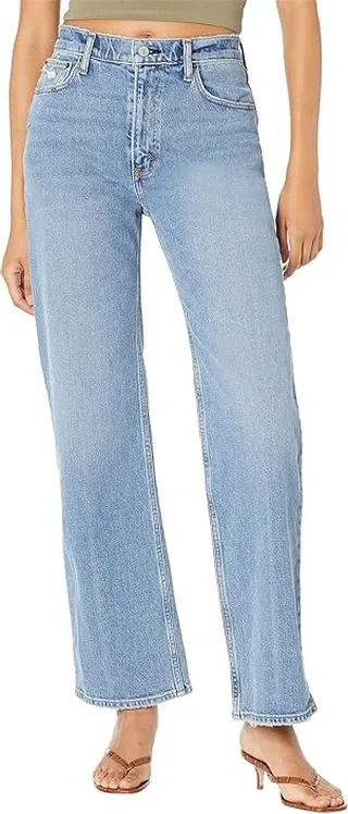 Abercrombie & Fitch High-Rise 90s Relaxed Jeans (Medium Clean) Women's Jeans