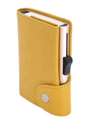 Anti-Skimming Slim Minimalist Dutch Design Genuine Italian Leather  RFID Card Holder Wallet 