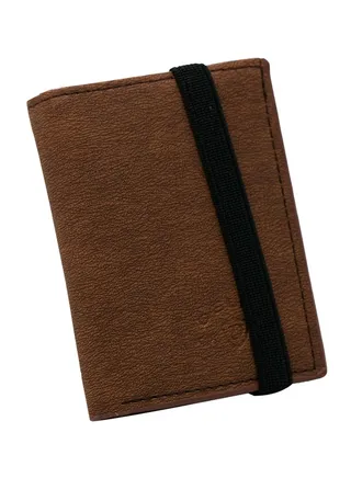 Spacious Leather Wallet Brown 