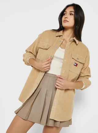 Logo Button Down Shirt