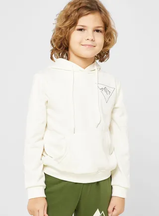 Front & Back Printed Hoodie For Boys 
